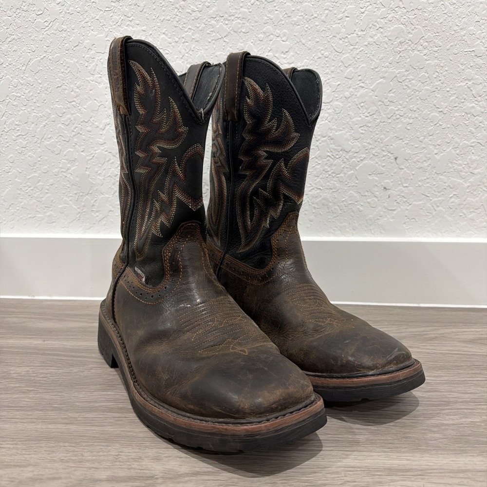Wolverine Oil Slip Resistant Waterproof Plus Work Boots Mens 8.5 Extra Wide